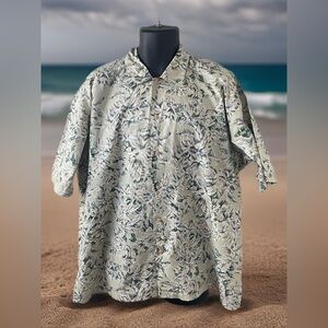 Men's Green Patterned Shirt
